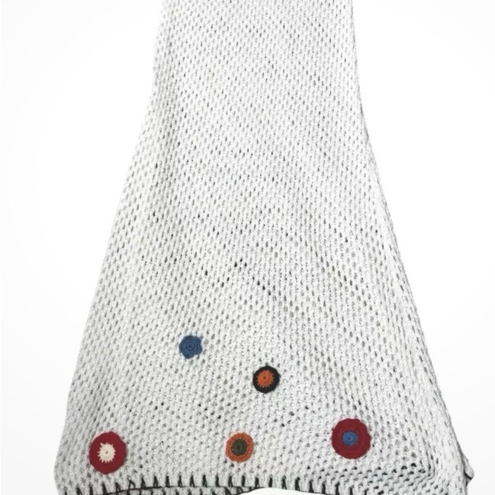 Topshop White Knit Dress/Coverup